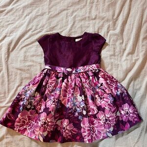 Purple Floral Dress